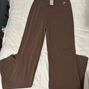 Gymshark Brown Wide Leg Pants